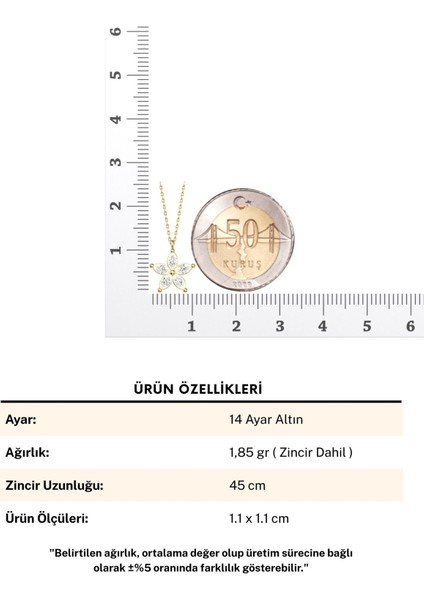 Yasemin Tohum 14 Ayar Altın Kolye indirimleri