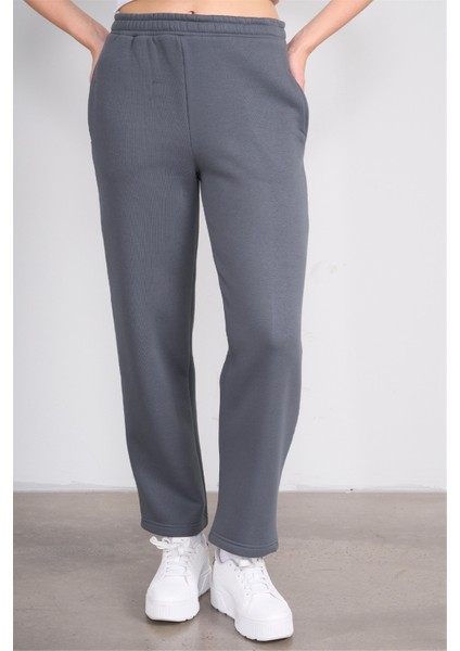 Çetinkaya Fithit 7633 Kadın 3 Iplik Dar Paça Eşofman Alt Koyu Gri fiyatları