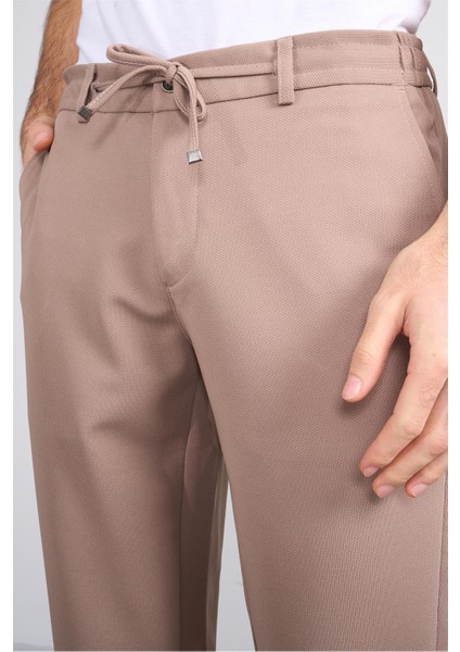 6643 Erkek Meray Regular Jogger Pantolon Vizon modelleri