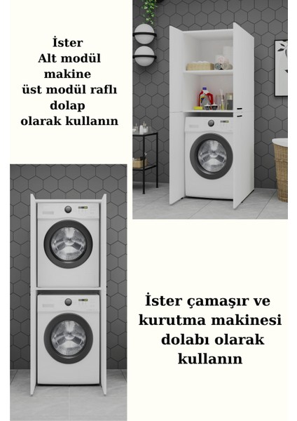 Rosa Çamaşır ve Kurutma Makinesi Dolabı modelleri