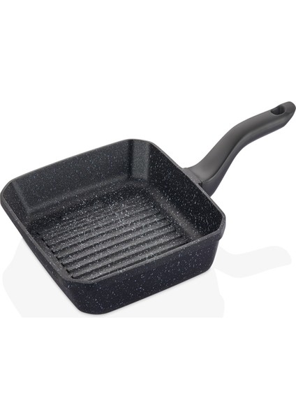 Hitit Mavi Siyah Granit Grill Tava 20 cm