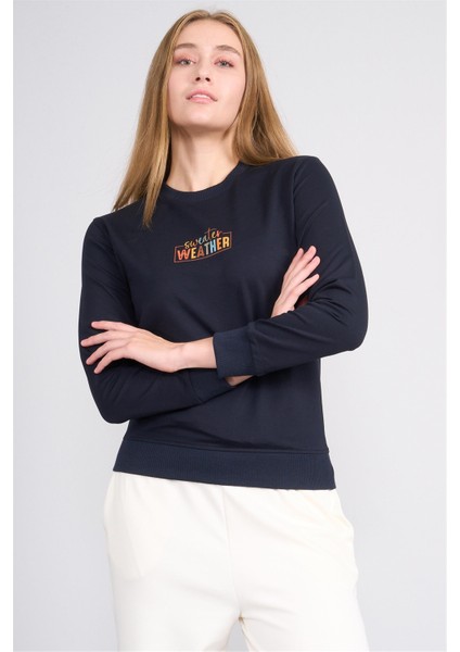 K26 24K114 Lacı Kadın Regular Fıt O Yaka 2 Ip Sweat fiyatları