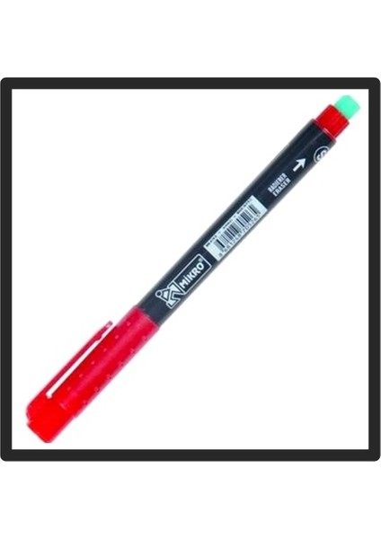 Asetat Kalemi S Kırmızı - 3 Adet