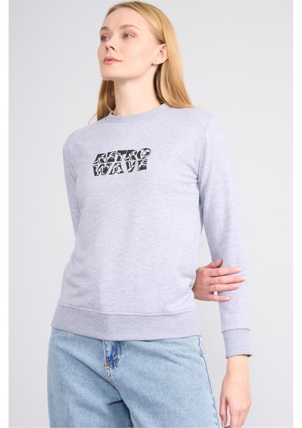 K26 24K114 Grımelanj Kadın Regular Fıt O Yaka 2 Ip Sweat fiyatları