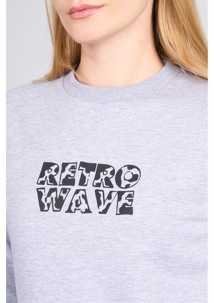 K26 24K114 Grımelanj Kadın Regular Fıt O Yaka 2 Ip Sweat indirimleri