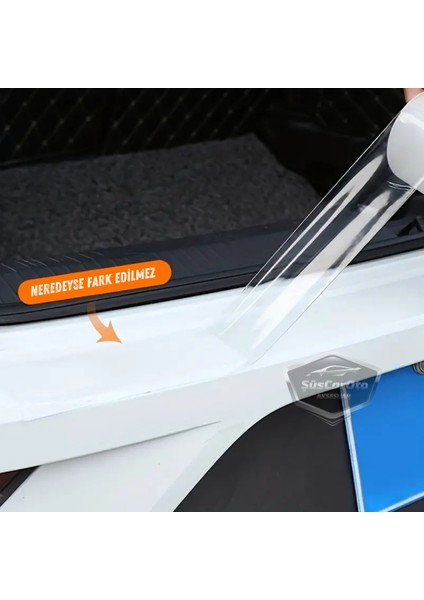 Üniversal Araç Içi Şeffaf Kapı Eşik Bandı Arka Tampon Eşiği Koruma Folyosu Orijinal Hava Kanallı Yapışkanlı Ithal Çok Amaçlı Tampon Koruma 5 Metre ONP317 fırsatları