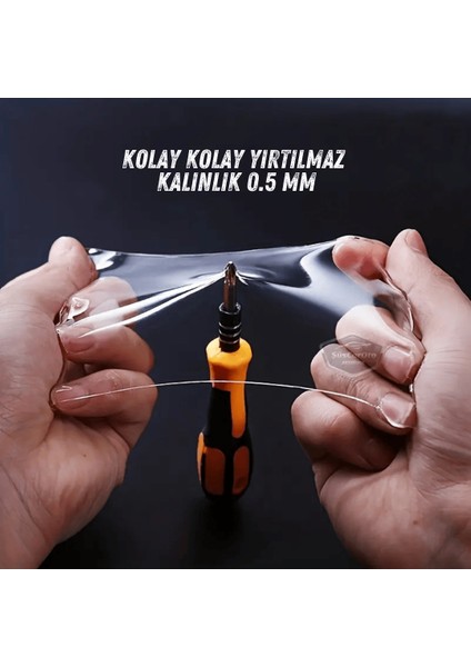 Üniversal Araç Içi Şeffaf Kapı Eşik Bandı Arka Tampon Eşiği Koruma Folyosu Orijinal Hava Kanallı Yapışkanlı Ithal Çok Amaçlı Tampon Koruma 5 Metre ONP317