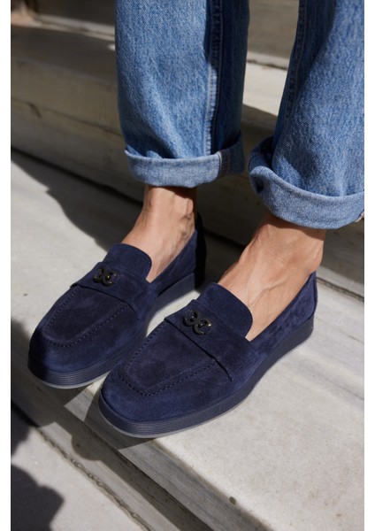 Lugo Kadın Kahve Gercek Suet Loafer Ayakkabi