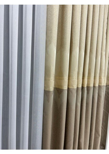 Bej Viyana Pano Fon Perde Tek Kanat Aksesuar Hariç fiyatları