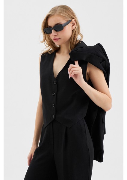 Kadın Yazlık Yelekli Üçlü Takım fırsatları