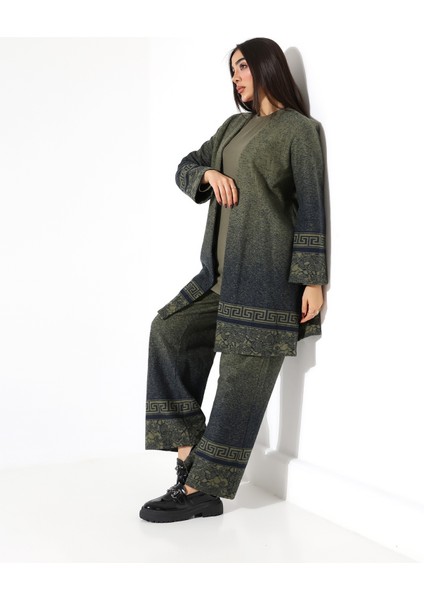 Kadın Kimono Büyük Beden Üç Parça Takım indirimleri