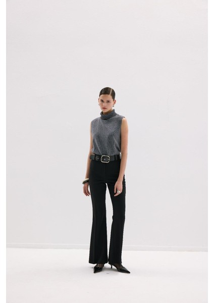 K25 328 Siyah Kadın Pantolon