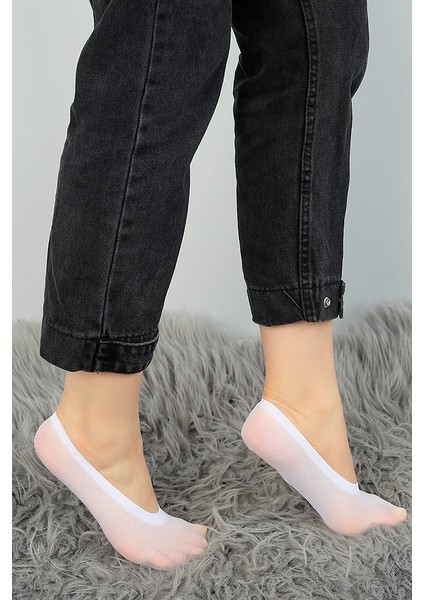 2'li Suba Çorap - Görünmez Babet & Stiletto Çorabı Siyah/ Beyaz/ Sahra fiyatları