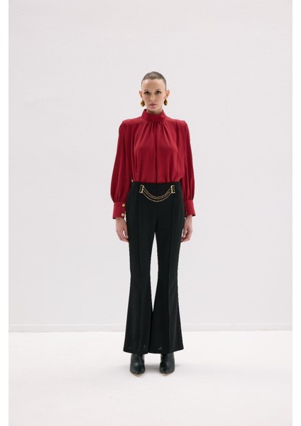 408 Siyah Kadın Pantolon