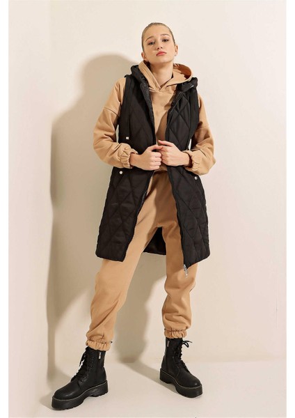 Bıgdart K26 5140 Sıyah Kadın Sısme Yelek fiyatları