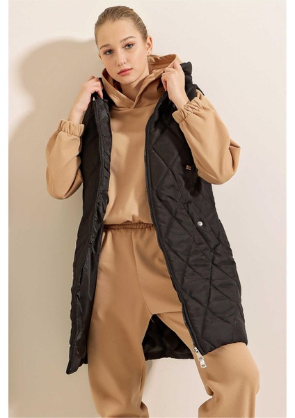 Bıgdart K26 5140 Sıyah Kadın Sısme Yelek indirimleri