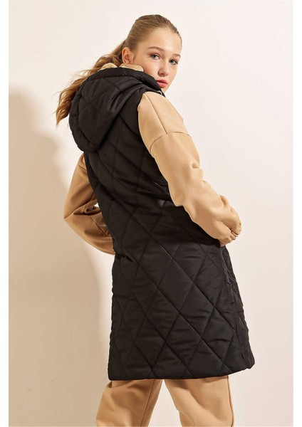 Bıgdart K26 5140 Sıyah Kadın Sısme Yelek