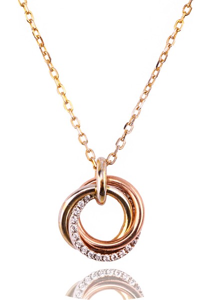 Nio Şık Gümüş Kolye MS3215- 925 Ayar Gümüş Ithal Ürün fırsatları