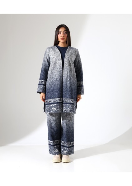 Kadın Kimono Büyük Beden Üç Parça Takım