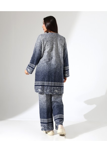 Kadın Kimono Büyük Beden Üç Parça Takım