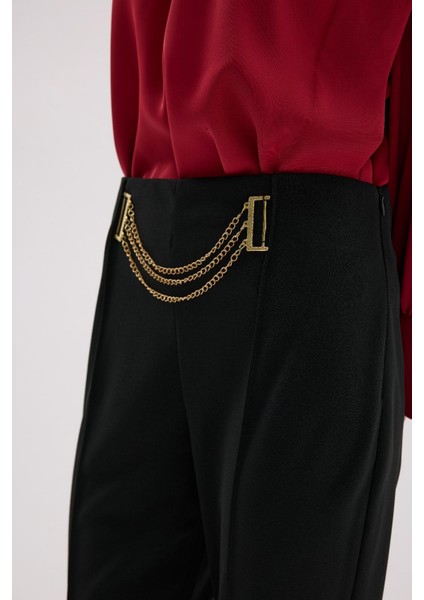 408 Siyah Kadın Pantolon