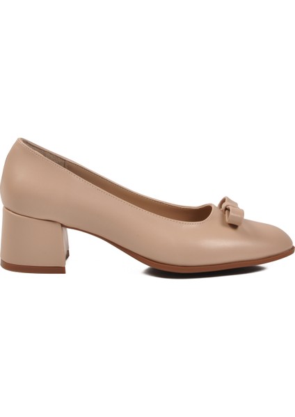 Bej Cilt Kadın Topuklu Ayakkabı 519081 Z fiyatları