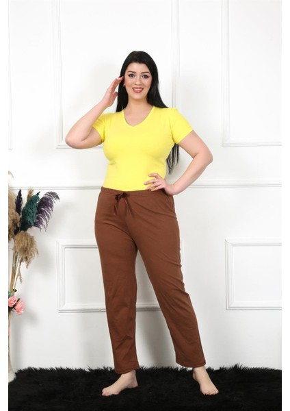 Kadın Pamuklu Büyük Beden Alt Pijama NSL0066 fiyatları