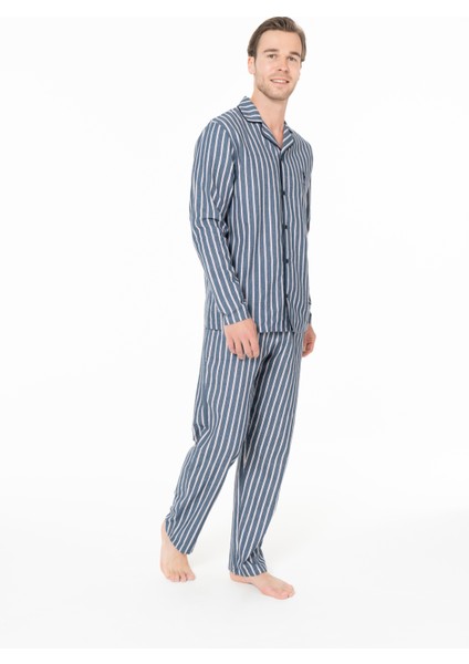 Erkek Lacivert Pijama Takım