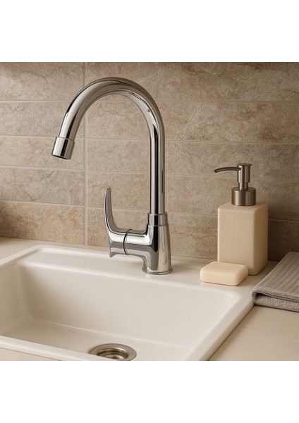 Dalyan Aykuğu Şık Tasarım Lavabo Bataryası DL-305