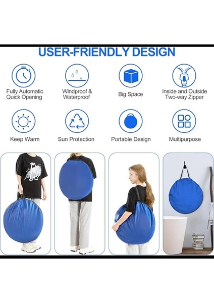 Litae Trend Otomatik Kamp Giyinme Çadırı fırsatları