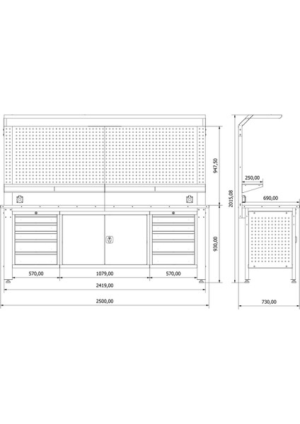 Proline Çalışma Tezgahı Se.36.15.31 fırsatları