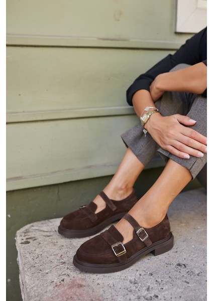 Peter Kadin Siyah Gercek Deri Loafer Ayakkabi