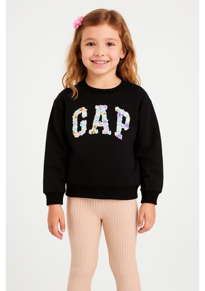 Çiçek Baskılı Taytlı Kız Çocuk Takım 1636 Vizon fırsatları