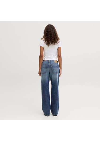 Kadin Düsük Bel Loose Fit Jean - Palermo indirimleri