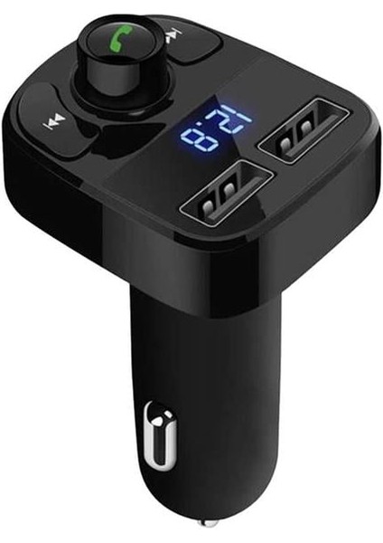 12-24 Volt 3.1 Amper Hızlı Şarj Destekli Çift Usb/sd-Bluetooth Fm Transmitter HL-19680 modelleri