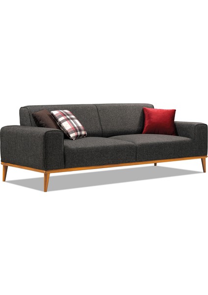 Clara Üçlü Koltuk Koyu Gri modelleri