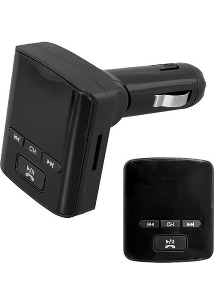 Usb-Sd-Bluetooth-Mp3 Destekli 12-24 Volt Ekranlı Hafızasız Fm Transmitter HL-19682
