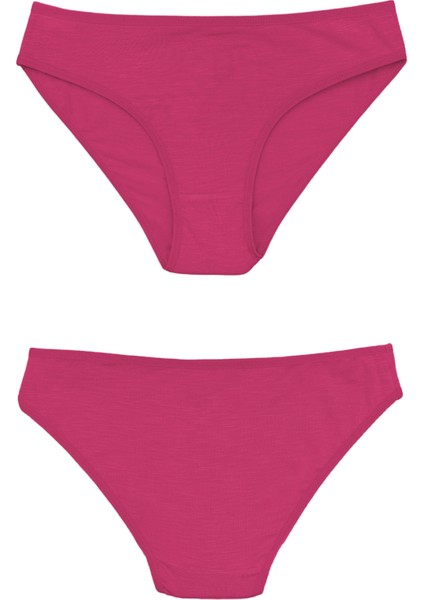 Kadın Pamuklu Basic Bikini Külot,5'li, Karışık Renkli