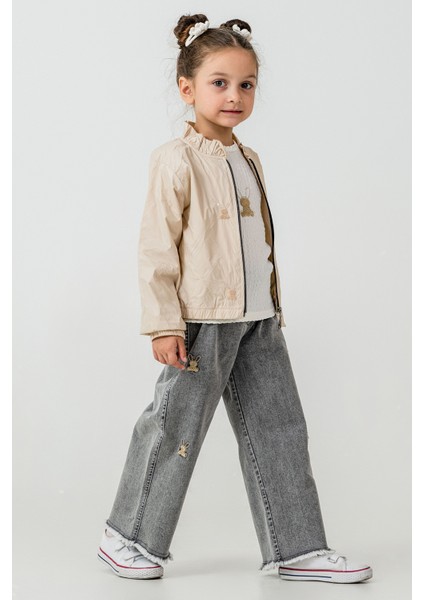 Tavşan Nakışlı Kız Çocuk 3\'lü Takım - 26K 2246 fiyatları