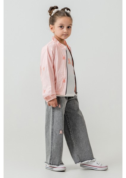 Tavşan Nakışlı Kız Çocuk 3\'lü Takım - 26K 2246 modelleri