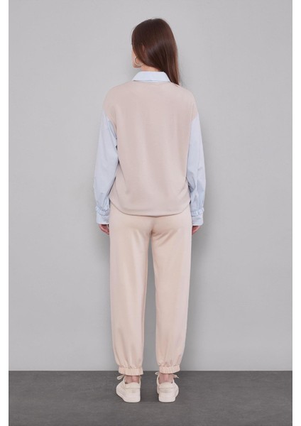 Taş Beli Lastikli Jogger Pantolon fırsatları