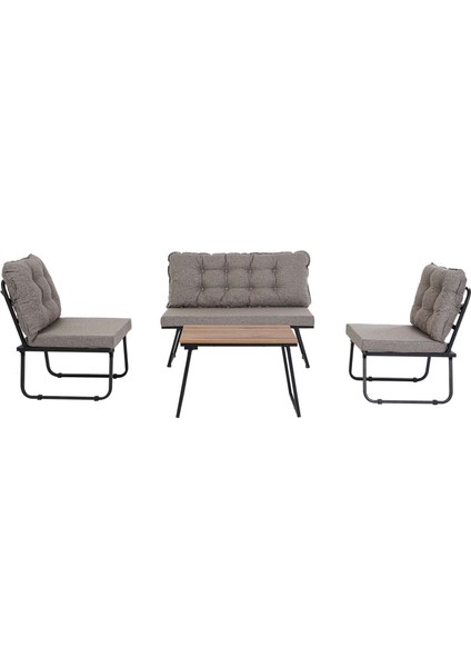 Benno Balkon Mobilyası Takımı Açık Kahverengi