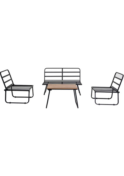 Benno Balkon Mobilyası Takımı Açık Kahverengi fiyatları