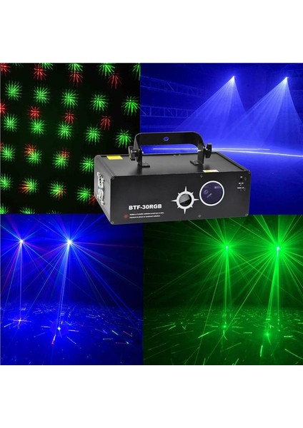 BTF-30RGB White 1.5W Rgb Animasyon ve Beam Lazer Sistemi