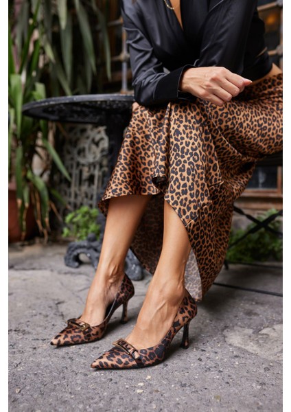 Elena Kadın Siyah Rugan Toka Detay Topuklu Ayakkabi indirimleri