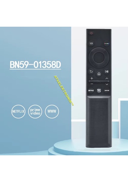 Samsung BN59-01358 BN59-01357L Kumanda - Ses Komut Yoktur N43LS03AAFXZA, QN43Q60AAFXZ QN43Q60AAFXZA, QN50LS03AAFXZA, QN50Q60AAFXZA, QN50QN90AAFXZA, QN55LS03AAFXZA, QN55Q60AAFXZA, QN55Q70AAFXZA,