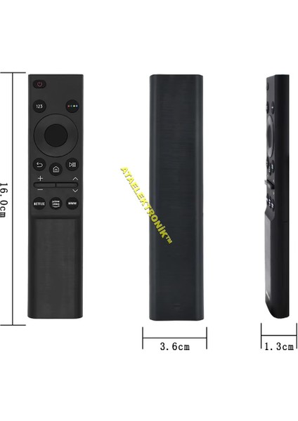 Samsung BN59-01358 BN59-01357L Kumanda - Ses Komut Yoktur N43LS03AAFXZA, QN43Q60AAFXZ QN43Q60AAFXZA, QN50LS03AAFXZA, QN50Q60AAFXZA, QN50QN90AAFXZA, QN55LS03AAFXZA, QN55Q60AAFXZA, QN55Q70AAFXZA, modelleri