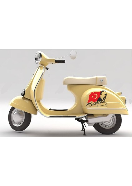 Mustafa Kemal Atatürk Sticker - Türk Bayrağı Sticker - Atatürk Imza Sticker -Gazi Başbuğ Atatürk Silüet ve Türk Bayrağı Sticker 02511 fiyatları