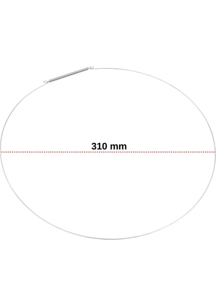 Çamaşır Makinesi Kazan Körük Kelepçesi, 310 mm