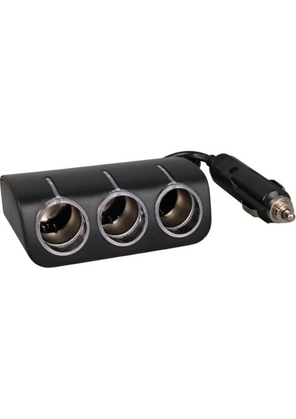 1521 12-24V 120W 80 cm Kablolu 3'lü Araç Çakmak Çoklayıcı fiyatları